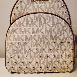 Michael Kors Abbey Studded Backpack Medium